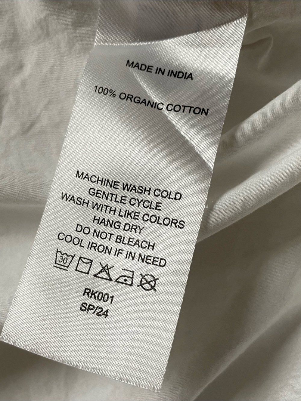 Quince 100% Organic Cotton Poplin Long Sleeve Boyfriend Shirt White Large Chic - Picture 8 of 10